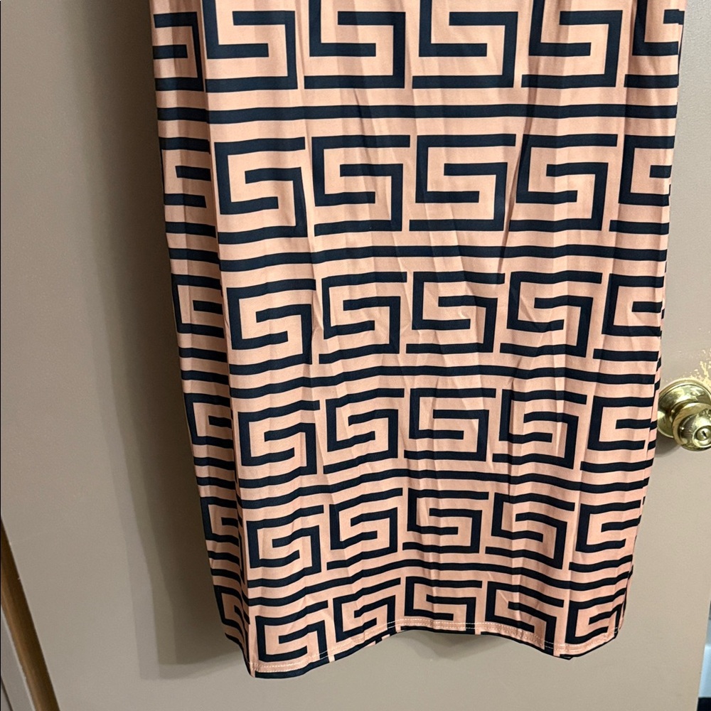 Geometric Patterned Open Cardigan - Picture 8 of 9